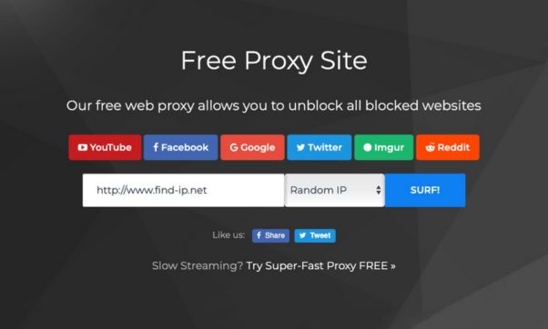 5 Web Proxy Gratis (Sumber: Yaandex)