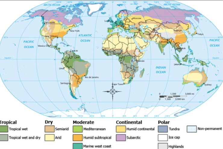 Pelajari pengertian dan beragam jenis iklim yang ada di dunia melalui website ini. (Sumber: Kompas)
